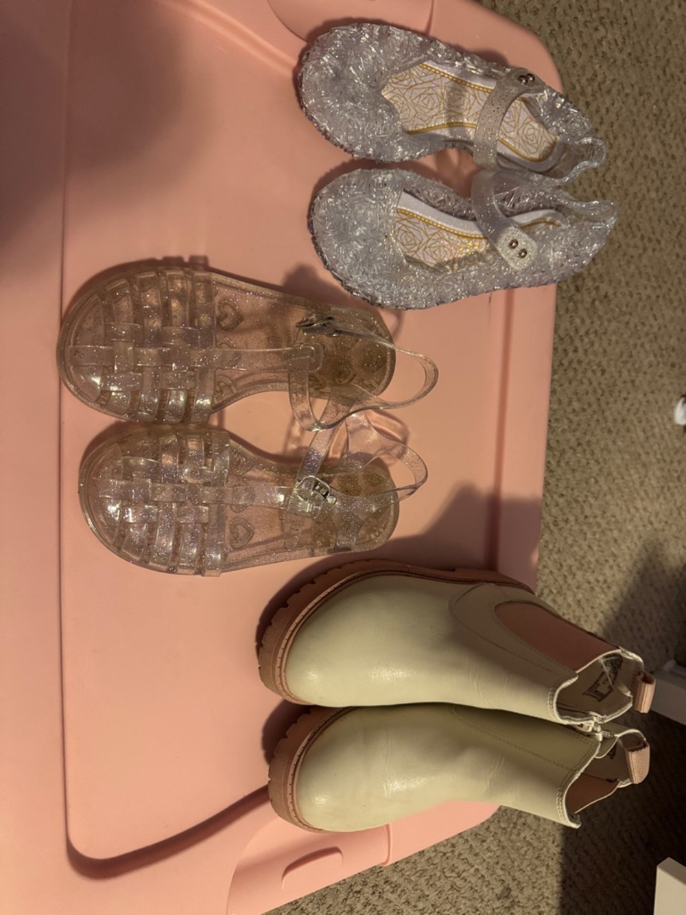 EUC Set of Girls Shoes size 12